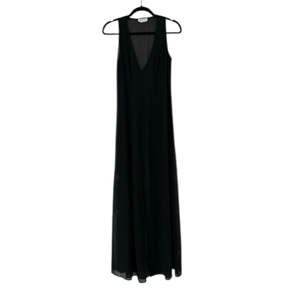 Lovers + Friends Black Sheer Maxi Dress - Size Small